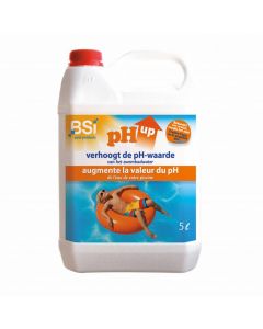 BSI pH up liquid - vloeibaar verhoger - 5 liter - 6289