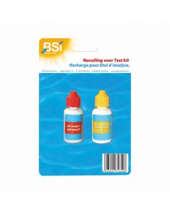 BSI Navulling voor pH+CI test kit - 2 x 20 ml - 6593