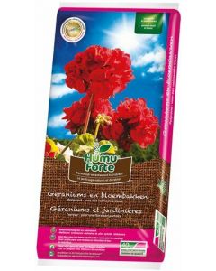 HumuForte BIO Potgrond Geraniums en bloembakken - 40 Liter - HF40GB