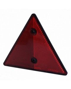 Reflector driehoek rood - 150x150 mm - opschroefbaar