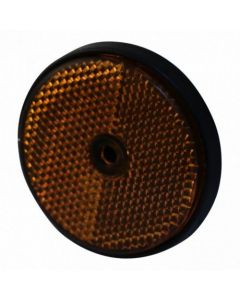 Radex Reflector oranje - Ø61 mm - opschroefbaar