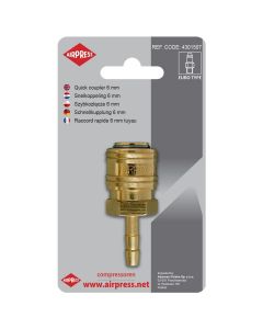 Airpress Snelkoppeling euro 6 mm - 4301507