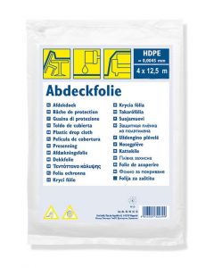 Color Expert Afdekfolie HDPE 0,005 mm - 4x12,5 meter - 96905010