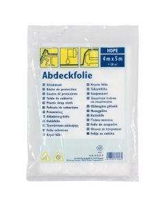 Color Expert Afdekfolie HDPE 0,005 mm - 4x5 meter (20m²) - dun - 96902010