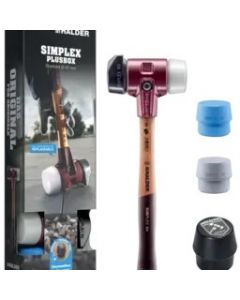 Halder Simplex Plus Starter kit hamer met extra doppen - Ø60 mm - rubber / superplastic - 3027S026