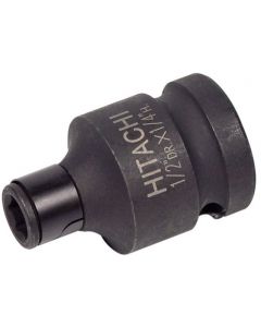 Hikoki 751875 Krachtdop adapter - 1/2" 4-kant naar 1/4" 6-kant met magneet